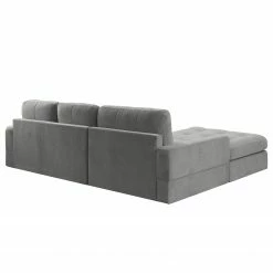Fredriks Ecksofa Montfort - Chenille - Chenille Alix: Grau - Breite: 263 cm - Longchair davorstehend links -WOHNZIMMERMÖBEL Verkäufe 1000254274 210426 12331901281 DETAILS P000000001000254274