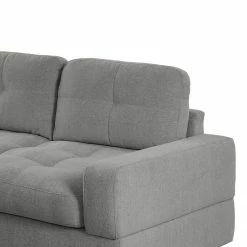 Fredriks Ecksofa Montfort - Chenille - Chenille Alix: Grau - Breite: 263 cm - Longchair davorstehend links -WOHNZIMMERMÖBEL Verkäufe 1000254274 210426 12332001282 DETAILS P000000001000254274