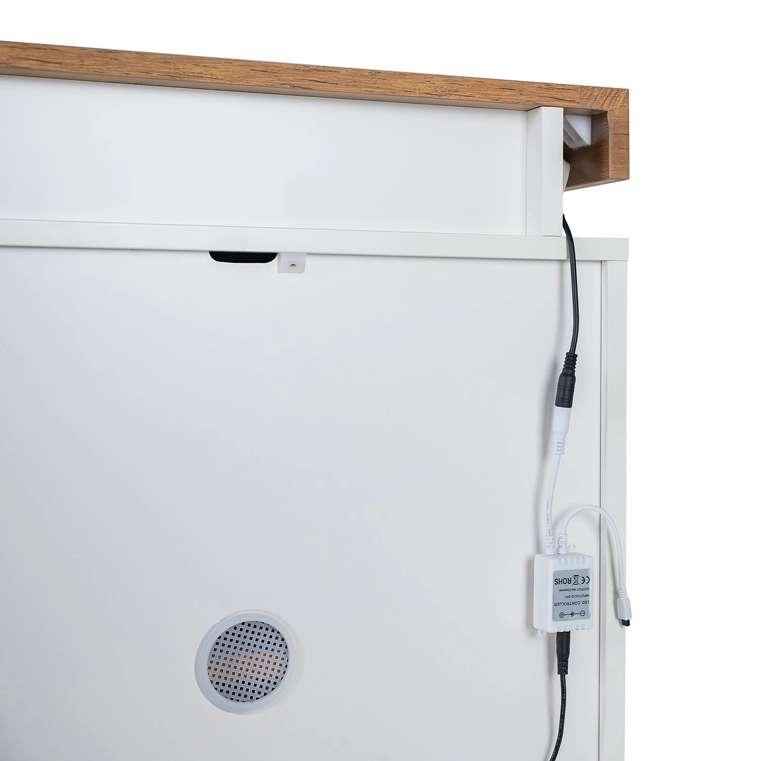 Fredriks TV-Lowboard Namona II - Inkl. Beleuchtung - Eiche Dekor / Weiß 16 Fredriks TV-Lowboard Namona II - Inkl. Beleuchtung - Eiche Dekor / Weiß – Bild 16