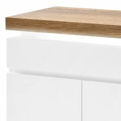 Fredriks Sideboard Namona II - Inkl. Beleuchtung - Eiche Dekor / Weiß -WOHNZIMMERMÖBEL Verkäufe 1000255074 220701 032 DETAILS P000000001000255074 1