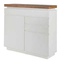 Fredriks Kommode Namona I - Inkl. Beleuchtung - Eiche Dekor / Weiß