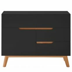 Mørteens Kommode Tenabo II - Eiche teilmassiv - Schwarz -WOHNZIMMERMÖBEL Verkäufe 1000255146 211012 16215400050 DETAILS P000000001000255146