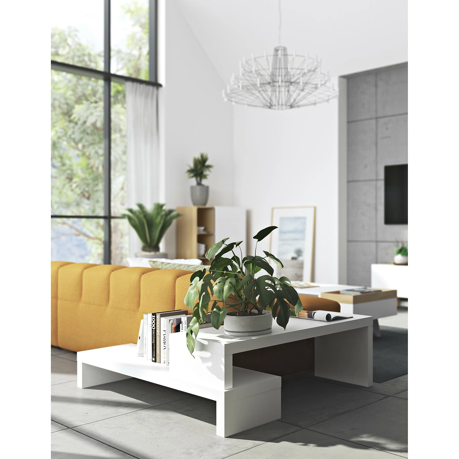 Temahome TV-Rack Chico - Weiß 2 Temahome TV-Rack Chico - Weiß – Bild 2