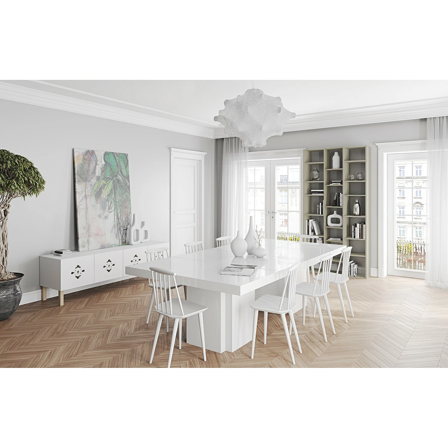 Temahome Regal Maze IV - Sandgrau 2 Temahome Regal Maze IV - Sandgrau – Bild 2