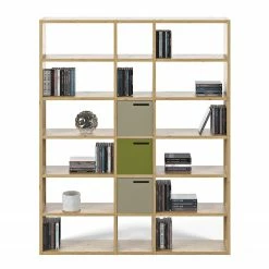 Temahome Regal Pombal I - Eiche -WOHNZIMMERMÖBEL Verkäufe 1000255262 210324 15033700355 DETAILS P000000001000255262