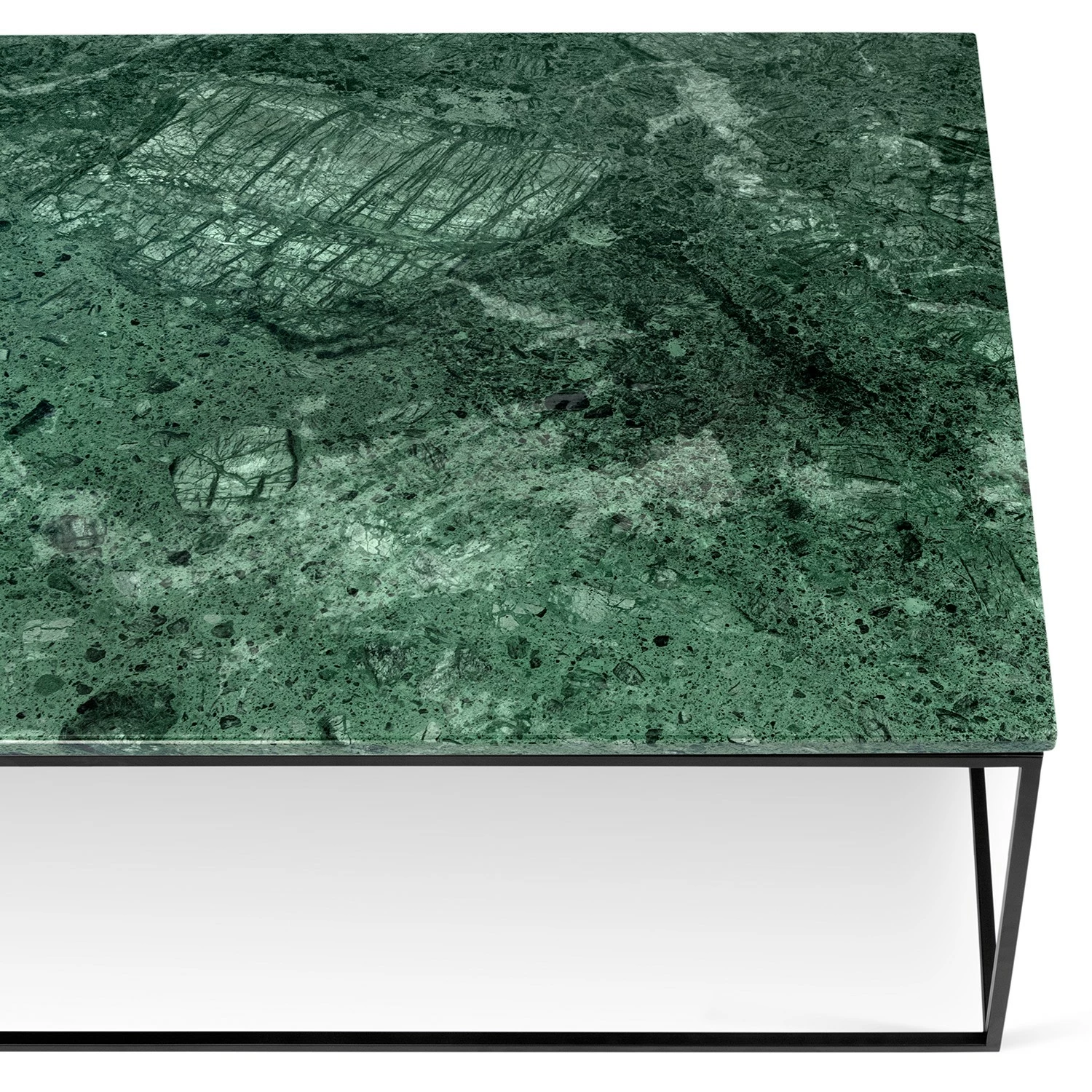 Temahome Couchtisch Gleam I - Marmor / Metall - Grün / Schwarz - Breite: 120 cm 3 Temahome Couchtisch Gleam I - Marmor / Metall - Grün / Schwarz - Breite: 120 cm – Bild 3