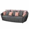 Red Living Bigsofa Le Vicel I - Samt - Mauve