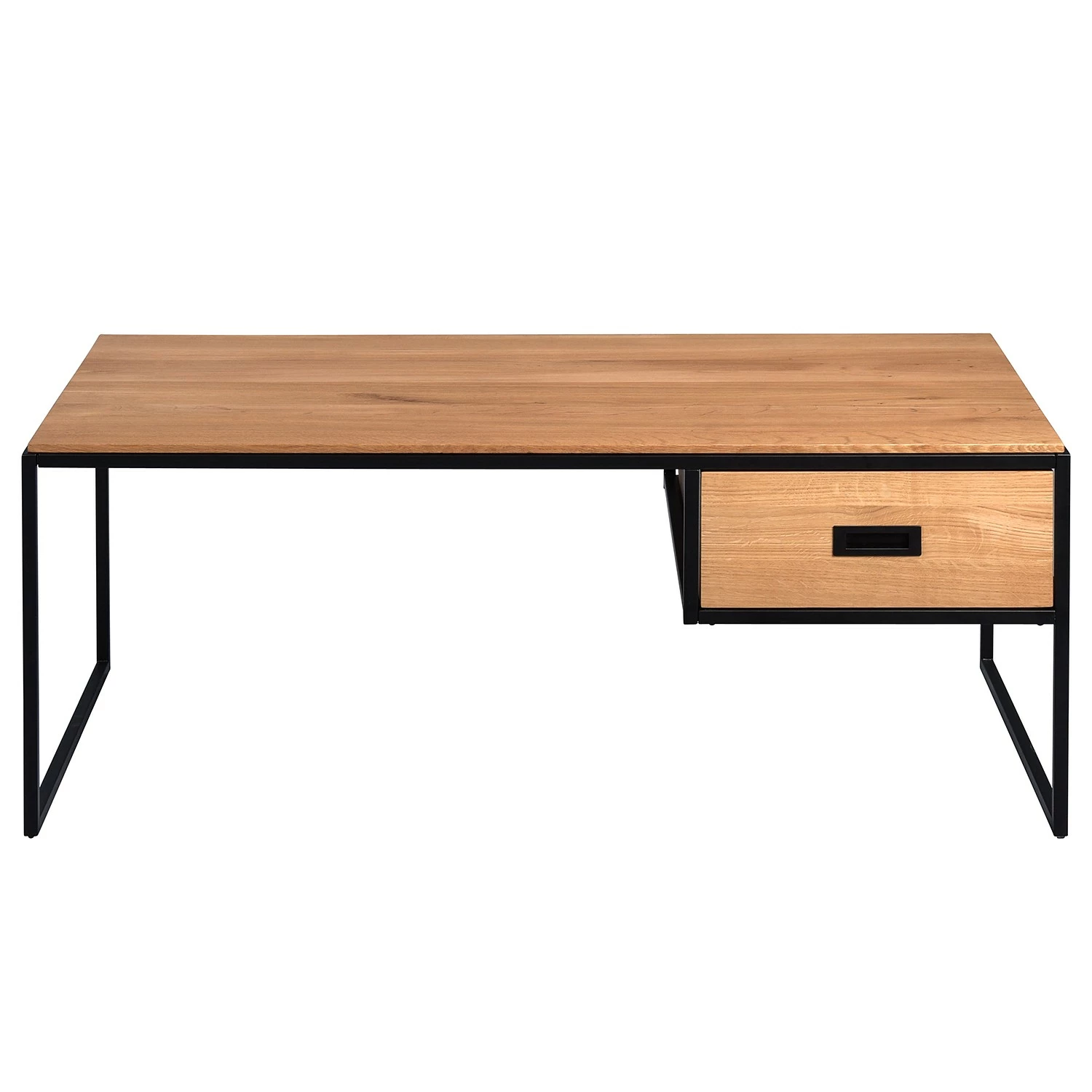 Red Living Couchtisch Manvieux - Wildeiche massiv / Metall - Wildeiche / Schwarz 2 Red Living Couchtisch Manvieux - Wildeiche massiv / Metall - Wildeiche / Schwarz – Bild 2