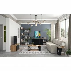 Temahome Beistelltisch Albi - Echtholzfurnier - Walnuss / Schwarz 6 Temahome Beistelltisch Albi - Echtholzfurnier - Walnuss / Schwarz -WOHNZIMMERMÖBEL Verkäufe 1000255972 210331 14452300040 MOOD DETAILS P000000001000255972 mood