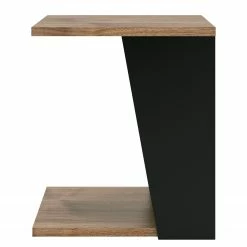 Temahome Beistelltisch Albi - Echtholzfurnier - Walnuss / Schwarz 7 Temahome Beistelltisch Albi - Echtholzfurnier - Walnuss / Schwarz -WOHNZIMMERMÖBEL Verkäufe 1000255972 210331 14452400041 DETAILS P000000001000255972