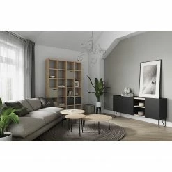 Temahome Regal Pombal II - Eiche -WOHNZIMMERMÖBEL Verkäufe 1000255989 210331 14481800162 MOOD DETAILS P000000001000255989 mood