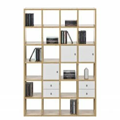 Temahome Regal Pombal II - Eiche -WOHNZIMMERMÖBEL Verkäufe 1000255989 210331 14482000164 DETAILS P000000001000255989