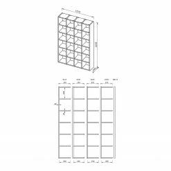 Temahome Regal Pombal II - Eiche -WOHNZIMMERMÖBEL Verkäufe 1000255989 210331 14482300166 SKETCH DETAILS P000000001000255989 sketch