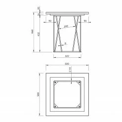 Temahome Beistelltisch Helix - Marmor / Metall - Weiß 13 Temahome Beistelltisch Helix - Marmor / Metall - Weiß -WOHNZIMMERMÖBEL Verkäufe 1000255991 210331 14484200179 SKETCH DETAILS P000000001000255991 sketch