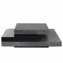 Temahome Couchtisch Slate - Beton Dekor / Schwarz -WOHNZIMMERMÖBEL Verkäufe 1000255995 210331 14490600197 DETAILS P000000001000255995