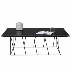 Temahome Couchtisch Helix - Marmor / Metall - Schwarz -WOHNZIMMERMÖBEL Verkäufe 1000256001 210331 14500100235 DETAILS P000000001000256001