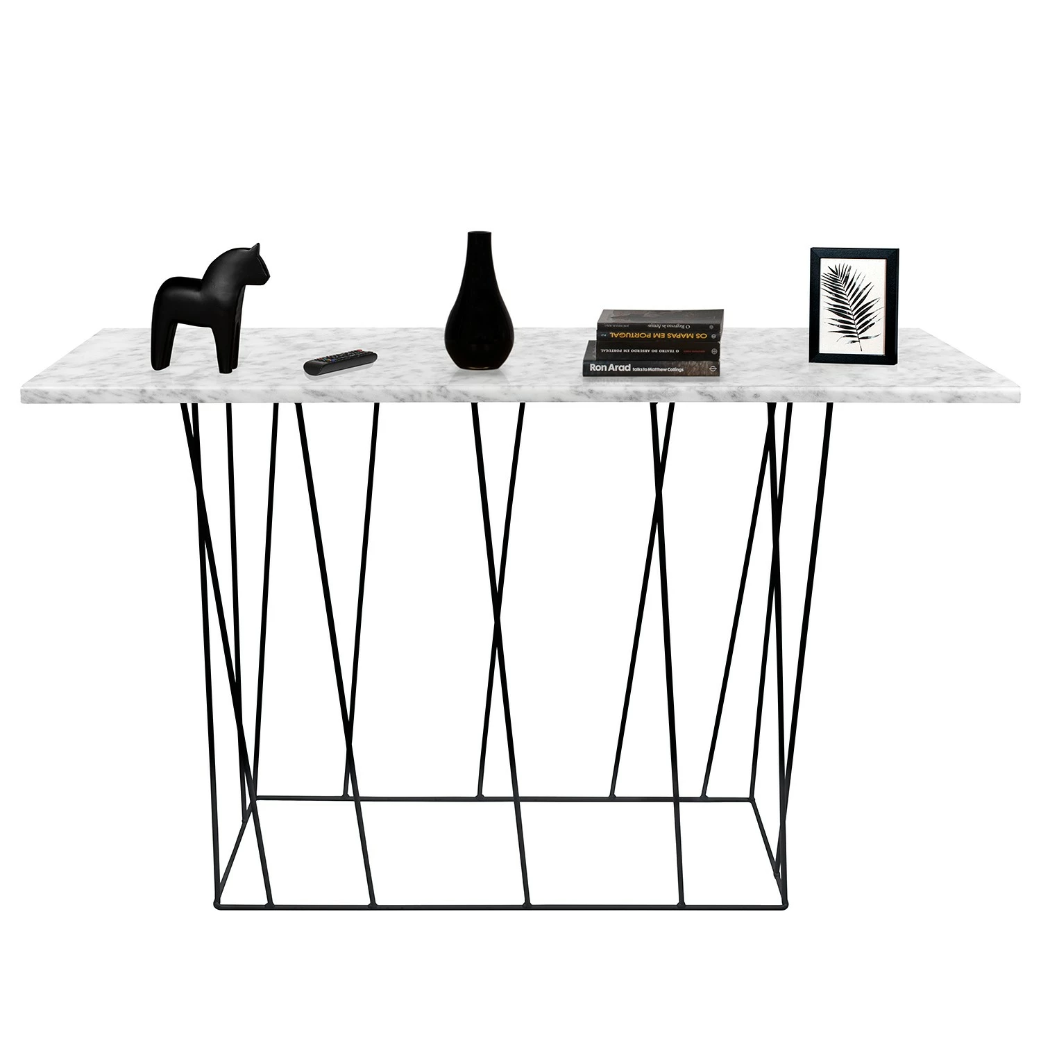 Temahome Konsolentisch Helix - Marmor / Metall - Weiß 3 Temahome Konsolentisch Helix - Marmor / Metall - Weiß – Bild 3