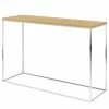 Temahome Konsolentisch Gleam - Eiche / Chrom