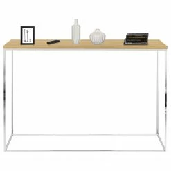 Temahome Konsolentisch Gleam - Eiche / Chrom -WOHNZIMMERMÖBEL Verkäufe 1000256005 210331 14502900255 DETAILS P000000001000256005