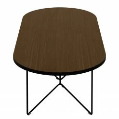 Temahome Couchtisch Oval - Echtholzfurnier / Metall - Walnuss 11 Temahome Couchtisch Oval - Echtholzfurnier / Metall - Walnuss -WOHNZIMMERMÖBEL Verkäufe 1000256015 210331 14512700294 DETAILS P000000001000256015