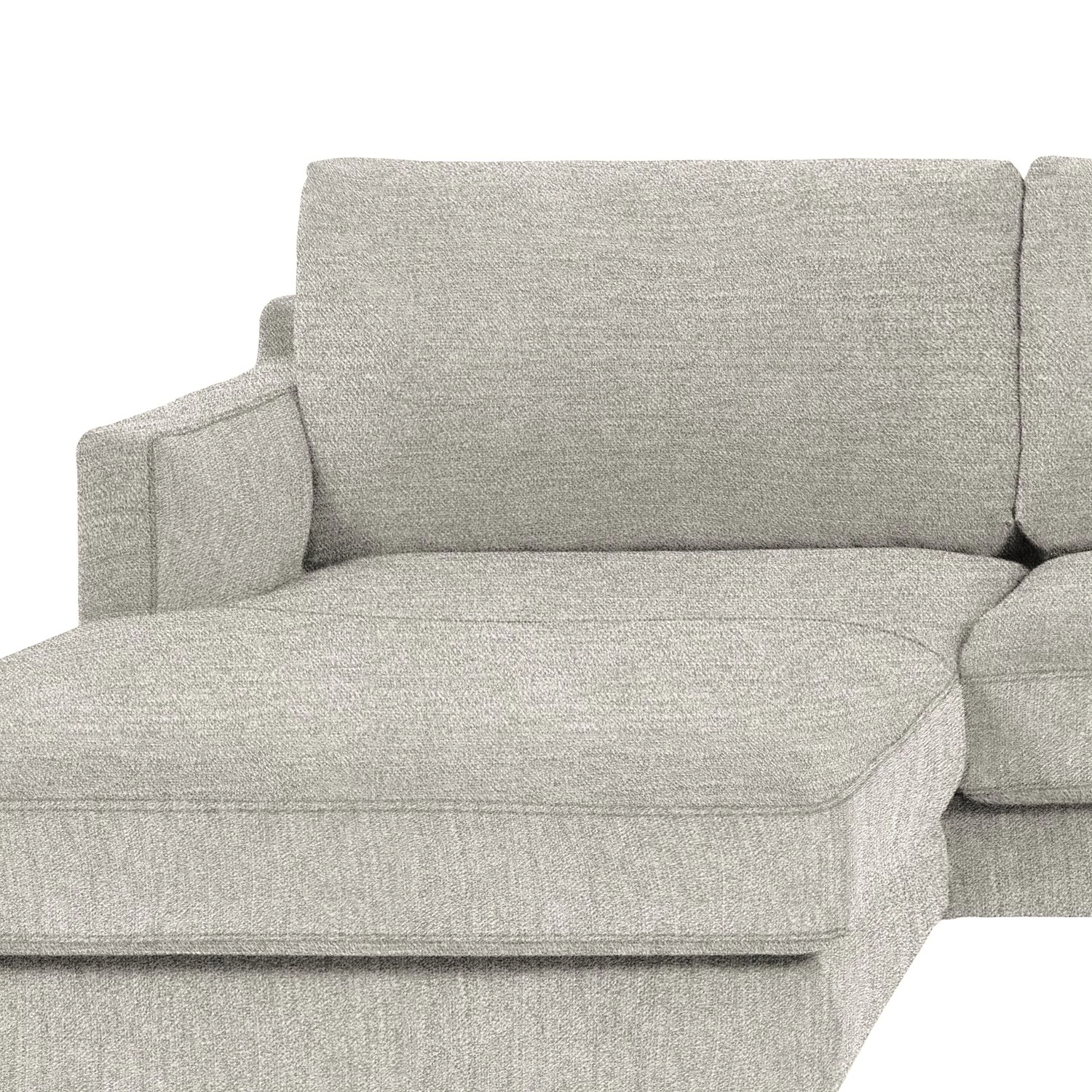 Studio Copenhagen Ecksofa Vieux Bourg - Flachgewebe Nona: Hellgrau - Longchair davorstehend links 9 Studio Copenhagen Ecksofa Vieux Bourg - Flachgewebe Nona: Hellgrau - Longchair davorstehend links – Bild 9