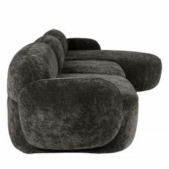 Studio Copenhagen Ecksofa Vieux Colpo - Microfaser Alana: Dunkelgrau - Breite: 344 cm - Longchair davorstehend rechts -WOHNZIMMERMÖBEL Verkäufe 1000256663 210722 16142301148 DETAILS P000000001000256663