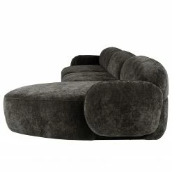 Studio Copenhagen Ecksofa Vieux Colpo - Microfaser Alana: Dunkelgrau - Breite: 344 cm - Longchair davorstehend rechts -WOHNZIMMERMÖBEL Verkäufe 1000256663 210722 16142301150 DETAILS P000000001000256663