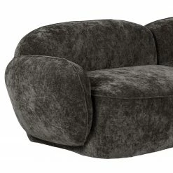 Studio Copenhagen Ecksofa Vieux Colpo - Microfaser Alana: Dunkelgrau - Breite: 344 cm - Longchair davorstehend rechts -WOHNZIMMERMÖBEL Verkäufe 1000256663 210722 16142301152 DETAILS P000000001000256663