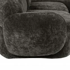 Studio Copenhagen Ecksofa Vieux Colpo - Microfaser Alana: Dunkelgrau - Breite: 344 cm - Longchair davorstehend rechts -WOHNZIMMERMÖBEL Verkäufe 1000256663 210722 16142401154 DETAILS P000000001000256663