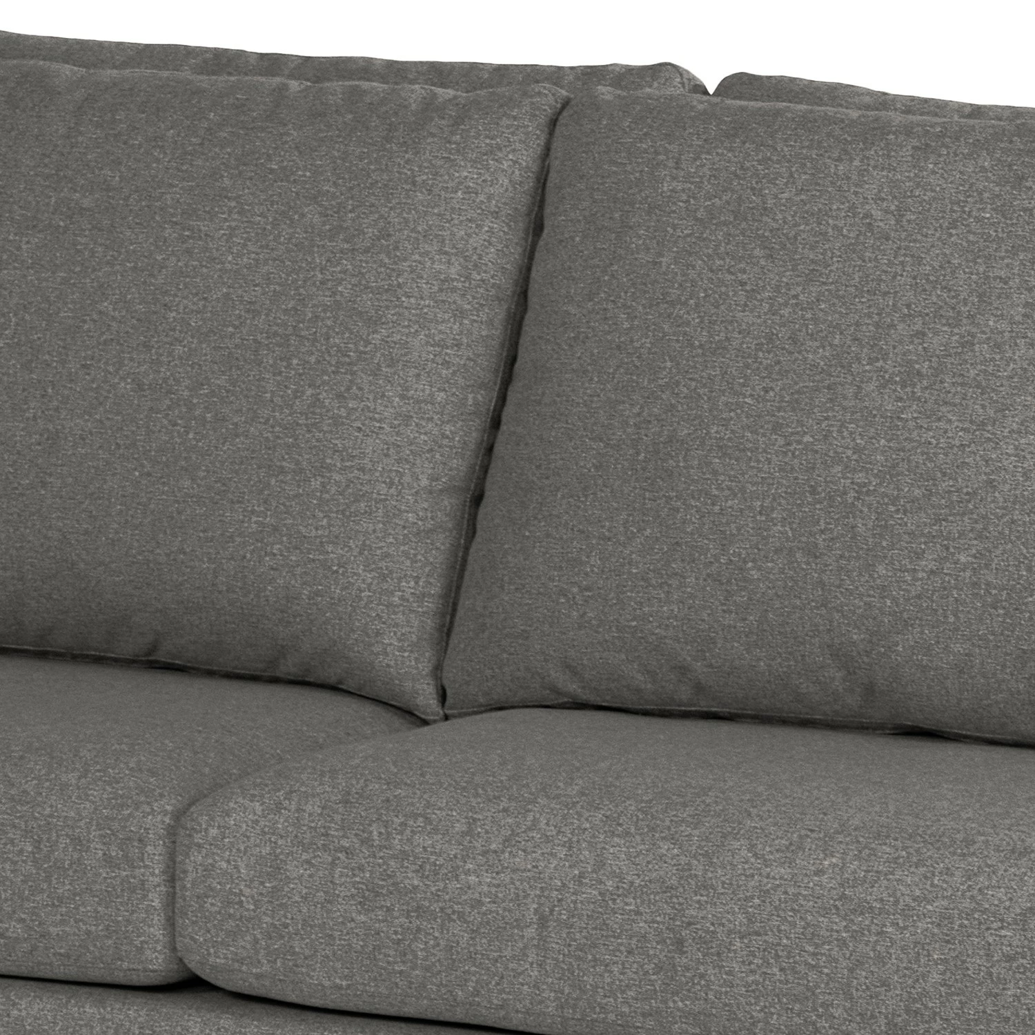 Bizzarto Wohnlandschaft Penda - Webstoff Sogol: Dunkelgrau - Longchair davorstehend rechts 9 Bizzarto Wohnlandschaft Penda - Webstoff Sogol: Dunkelgrau - Longchair davorstehend rechts – Bild 9