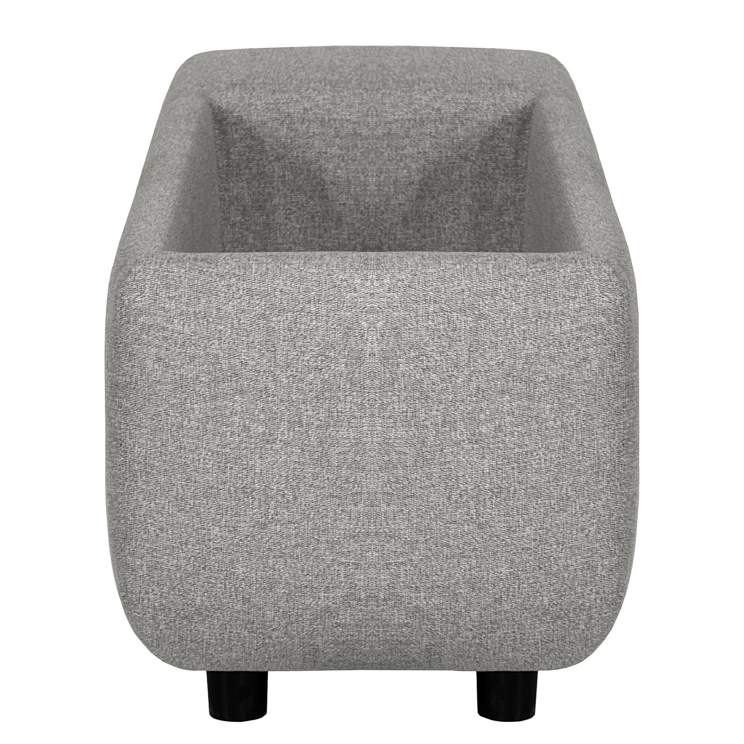 Bizzarto Polsterhocker Imbert - Webstoff Sogol: Rauchgrau - Keine Funktion 2 Bizzarto Polsterhocker Imbert - Webstoff Sogol: Rauchgrau - Keine Funktion – Bild 2