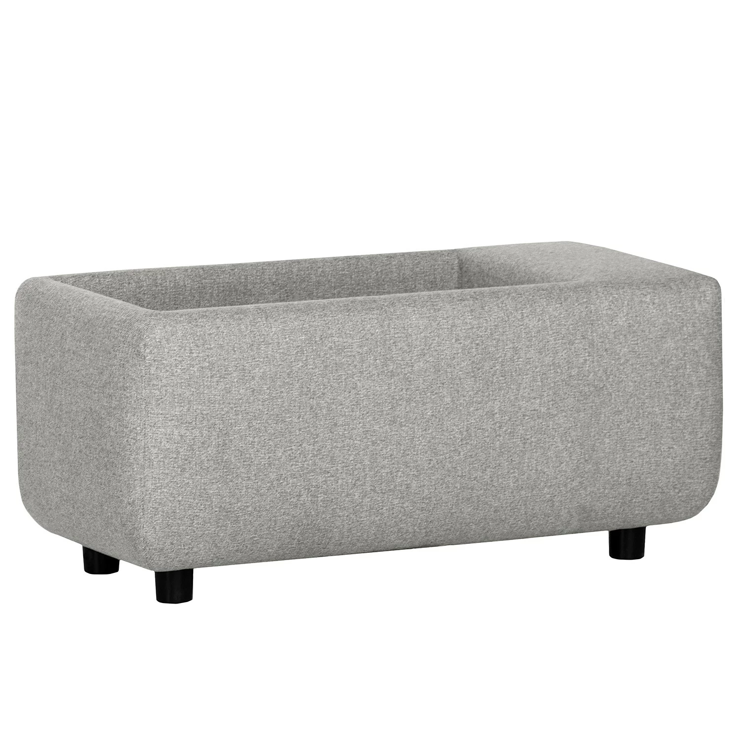 Bizzarto Polsterhocker Imbert - Webstoff Sogol: Rauchgrau - Keine Funktion 4 Bizzarto Polsterhocker Imbert - Webstoff Sogol: Rauchgrau - Keine Funktion – Bild 4