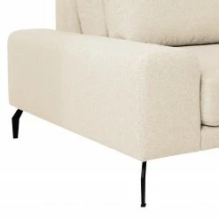 Bizzarto Ecksofa Penda II - Webstoff Sogol: Creme - Longchair davorstehend rechts -WOHNZIMMERMÖBEL Verkäufe 1000256774 210427 09294000410 DETAILS P000000001000256774