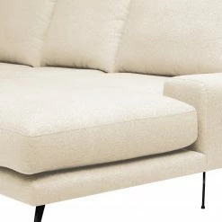 Bizzarto Ecksofa Penda II - Webstoff Sogol: Creme - Longchair davorstehend rechts -WOHNZIMMERMÖBEL Verkäufe 1000256774 210427 09294000413 DETAILS P000000001000256774