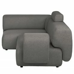 Bizzarto Ecksofa Imbert - Webstoff Sogol: Dunkelgrau - Ottomane davorstehend links -WOHNZIMMERMÖBEL Verkäufe 1000256792 210427 09294800612 DETAILS P000000001000256792