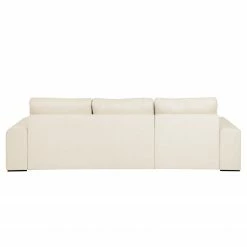 Bizzarto Ecksofa Gurabo I - Webstoff Sogol: Creme - Longchair davorstehend links - Mit Schlaffunktion -WOHNZIMMERMÖBEL Verkäufe 1000256812 210427 09295700847 DETAILS P000000001000256812
