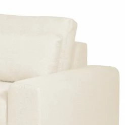 Bizzarto Ecksofa Gurabo I - Webstoff Sogol: Creme - Longchair davorstehend links - Mit Schlaffunktion -WOHNZIMMERMÖBEL Verkäufe 1000256812 210427 09295700852 DETAILS P000000001000256812