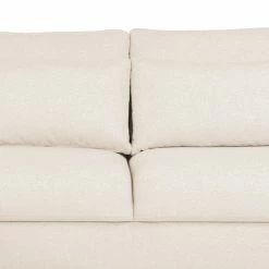 Bizzarto Ecksofa Gurabo I - Webstoff Sogol: Creme - Longchair davorstehend links - Mit Schlaffunktion -WOHNZIMMERMÖBEL Verkäufe 1000256812 210427 09295700853 DETAILS P000000001000256812