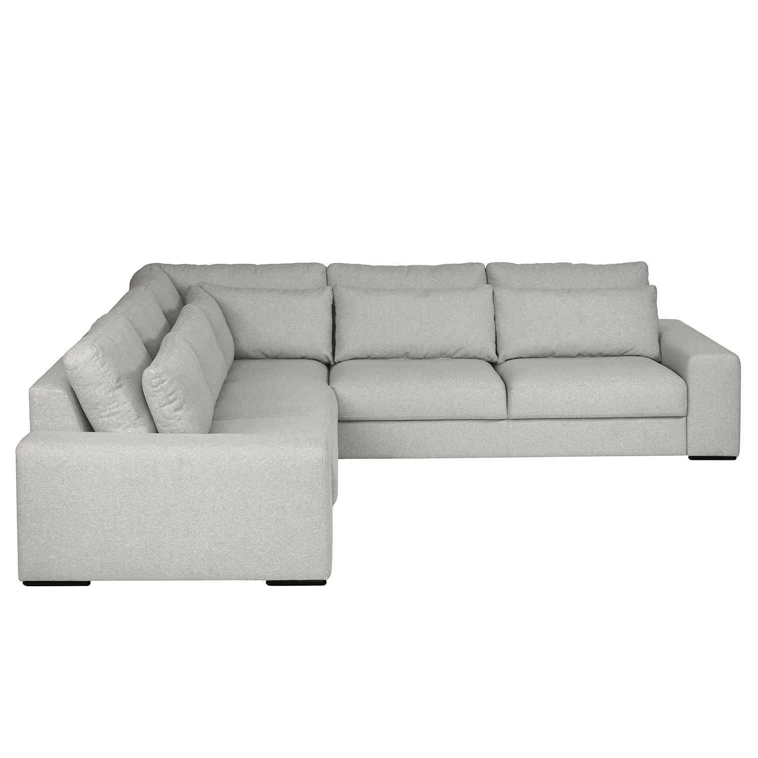 Bizzarto Ecksofa Gurabo II - Webstoff Sogol: Rauchgrau - Longchair beidseitig montierbar 3 Bizzarto Ecksofa Gurabo II - Webstoff Sogol: Rauchgrau - Longchair beidseitig montierbar – Bild 3