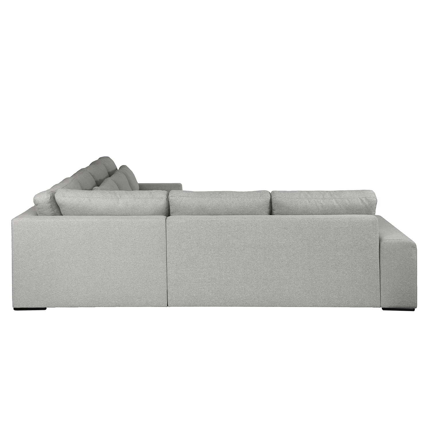 Bizzarto Ecksofa Gurabo II - Webstoff Sogol: Rauchgrau - Longchair beidseitig montierbar 4 Bizzarto Ecksofa Gurabo II - Webstoff Sogol: Rauchgrau - Longchair beidseitig montierbar – Bild 4