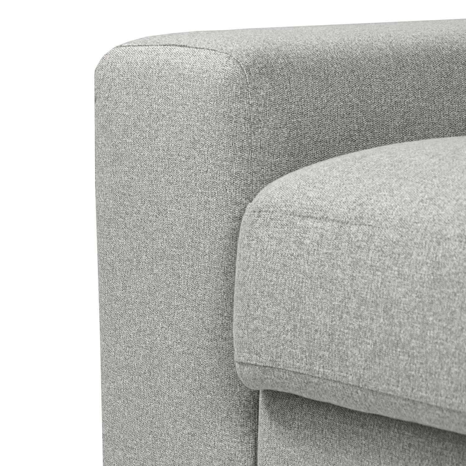 Bizzarto Ecksofa Gurabo II - Webstoff Sogol: Rauchgrau - Longchair beidseitig montierbar 7 Bizzarto Ecksofa Gurabo II - Webstoff Sogol: Rauchgrau - Longchair beidseitig montierbar – Bild 7