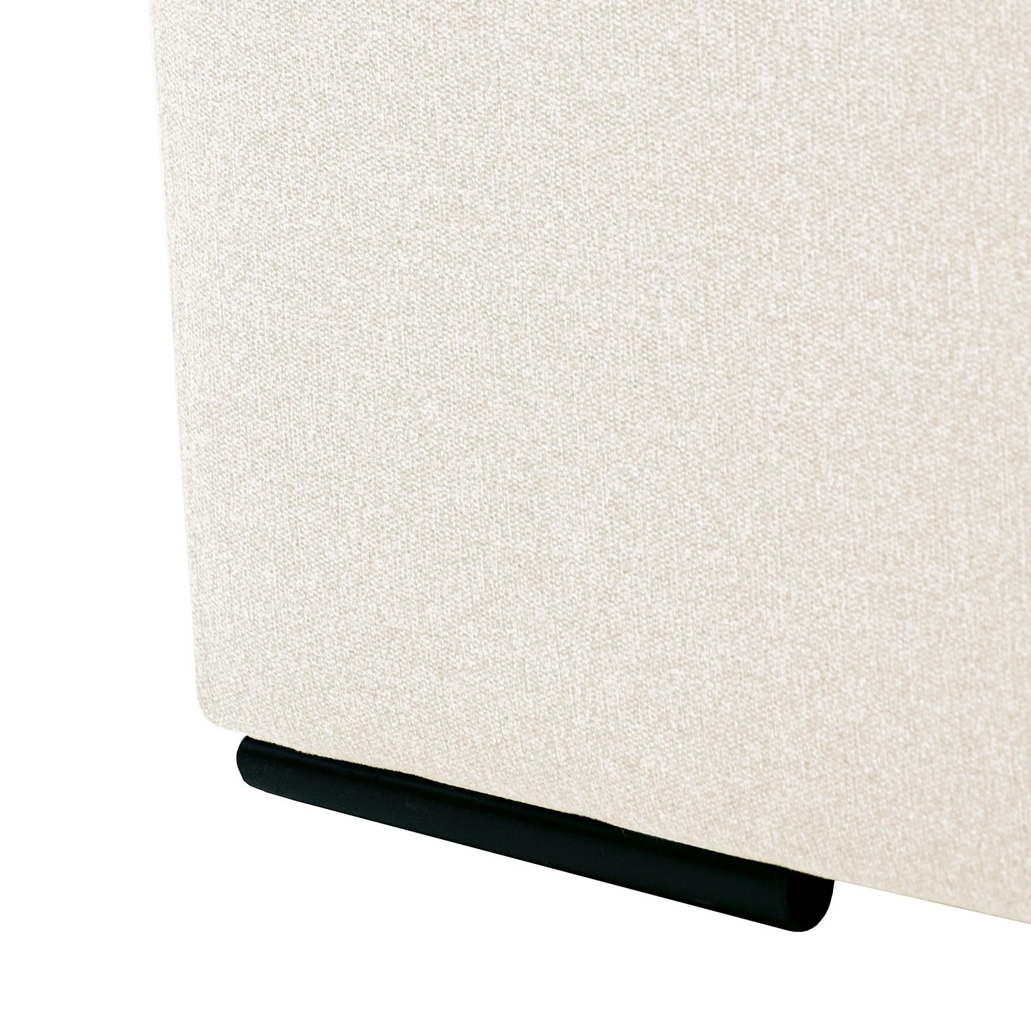 Bizzarto Wohnlandschaft Gurabo - Webstoff Sogol: Creme - Longchair davorstehend links 10 Bizzarto Wohnlandschaft Gurabo - Webstoff Sogol: Creme - Longchair davorstehend links – Bild 10