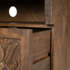 Wolf-Möbel TV-Lowboard Carving - Akazie massiv -WOHNZIMMERMÖBEL Verkäufe 1000256998 220520 039 DETAILS P000000001000256998