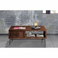 Wolf-Möbel Couchtisch Carving - Akazie massiv -WOHNZIMMERMÖBEL Verkäufe 1000257007 211203 155203000021 MOOD DETAILS P000000001000257007 mood