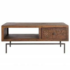 Wolf-Möbel Couchtisch Carving - Akazie massiv -WOHNZIMMERMÖBEL Verkäufe 1000257007 220520 030 DETAILS P000000001000257007