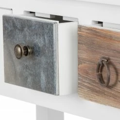 Ridgevalley Konsolentisch Itzehoe - Paulownia massiv - Weiß / Braun 23 Ridgevalley Konsolentisch Itzehoe - Paulownia massiv - Weiß / Braun -WOHNZIMMERMÖBEL Verkäufe 1000257196 210430 13001200056 DETAILS P000000001000257196