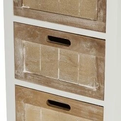 Ridgevalley Kommode Beauvain - Paulownia massiv - Braun / Weiß -WOHNZIMMERMÖBEL Verkäufe 1000257197 210413 14372300063 DETAILS P000000001000257197