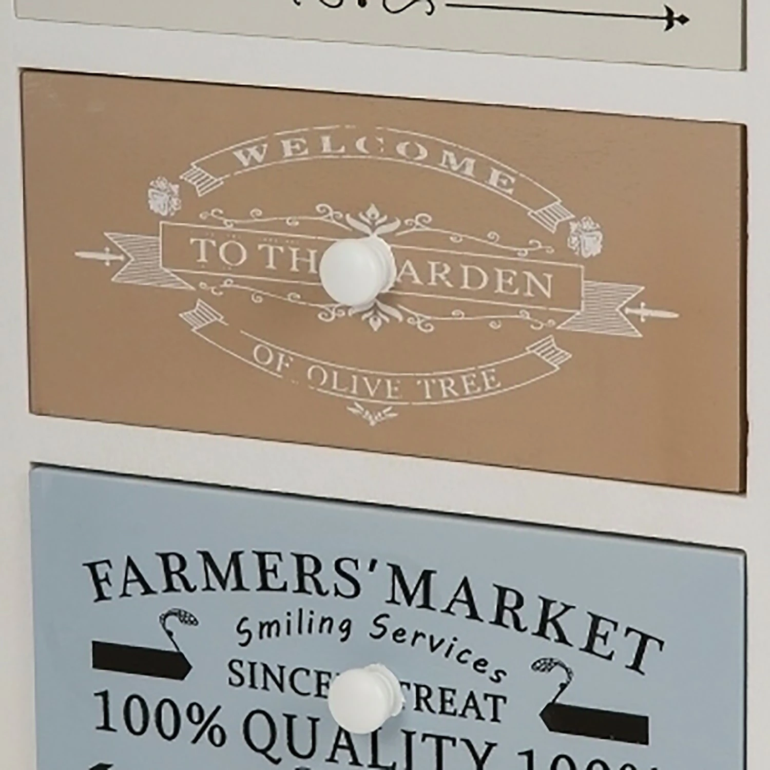 Ridgevalley Kommode Le Merlan - Paulownia massiv - Weiß / Mehrfarbig - Höhe: 72 cm 7 Ridgevalley Kommode Le Merlan - Paulownia massiv - Weiß / Mehrfarbig - Höhe: 72 cm – Bild 7