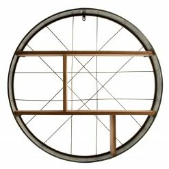 Ridgevalley Wandregal Coch - Eucalyptus teilmassiv - Eiche Dekor / Messing -WOHNZIMMERMÖBEL Verkäufe 1000257206 210430 13011900108 DETAILS P000000001000257206