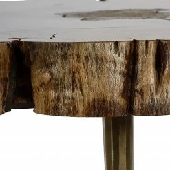 Ridgevalley Beistelltisch Le Chateau - Metall / Altholz - Braun -WOHNZIMMERMÖBEL Verkäufe 1000257215 210413 14420700145 DETAILS P000000001000257215